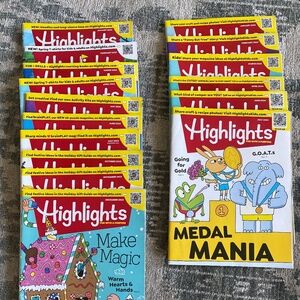 FINAL PRiCE -Assorted 2023 & 2024 Highlights magazines